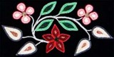 Traditioneel bloemmotief van het Ojibwe volk