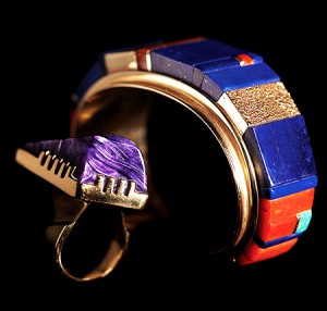 Armband en ring van Charles Loloma